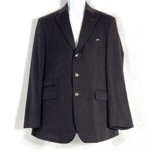 J.Peterman Jacket Men's 38R Brown Sport Coat 100% Cotton Twill MINT